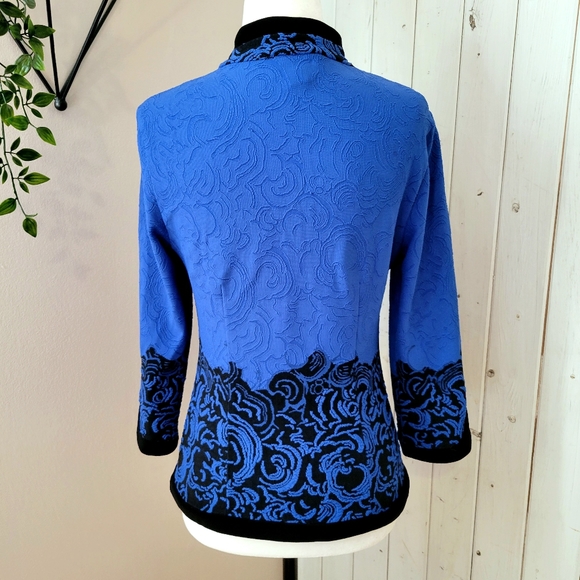 ⭐️ HOST PICK ⭐️ JOSEPH RIBKOFF | TEXTURED ZIPPERED FRONT STRETCH JACKET - Picture 5 of 12